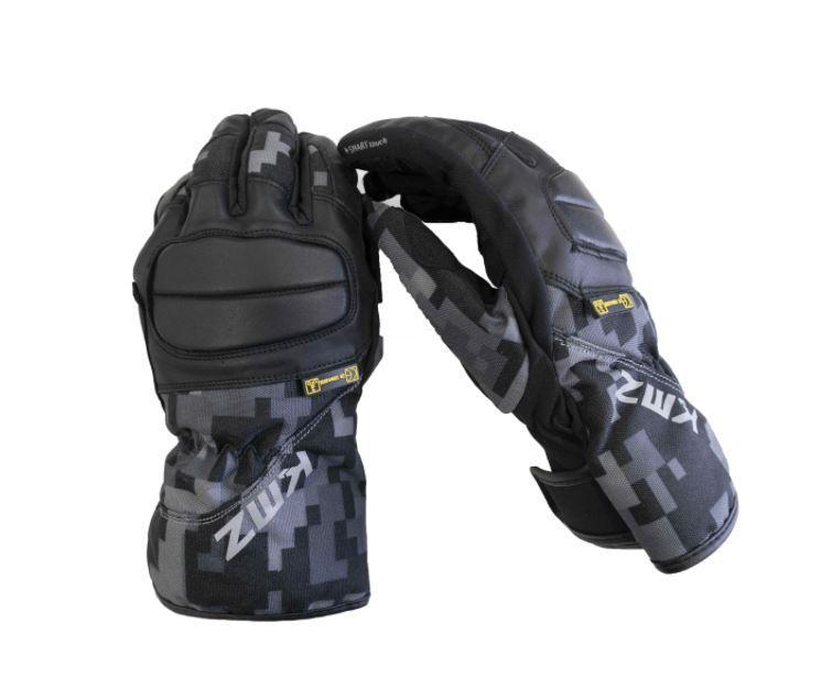 Guantes Moto Iran Negro/Gris Camo KMZ - Rideshop