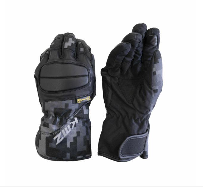 Guantes Moto Iran Negro/Gris Camo KMZ - Rideshop