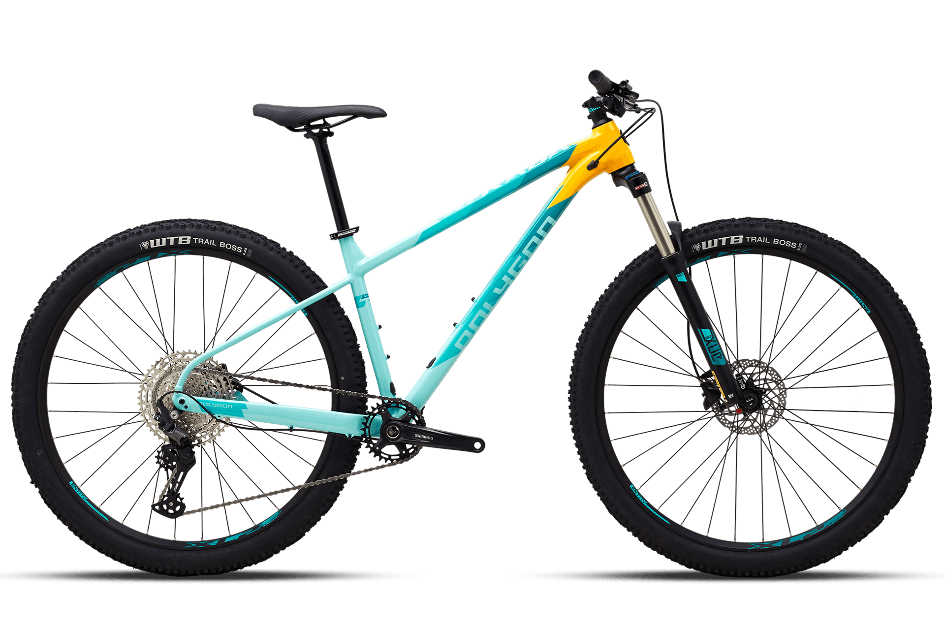 Polygon Bicicleta Xtrada 7 Yellow Ligh Blue - Rideshop