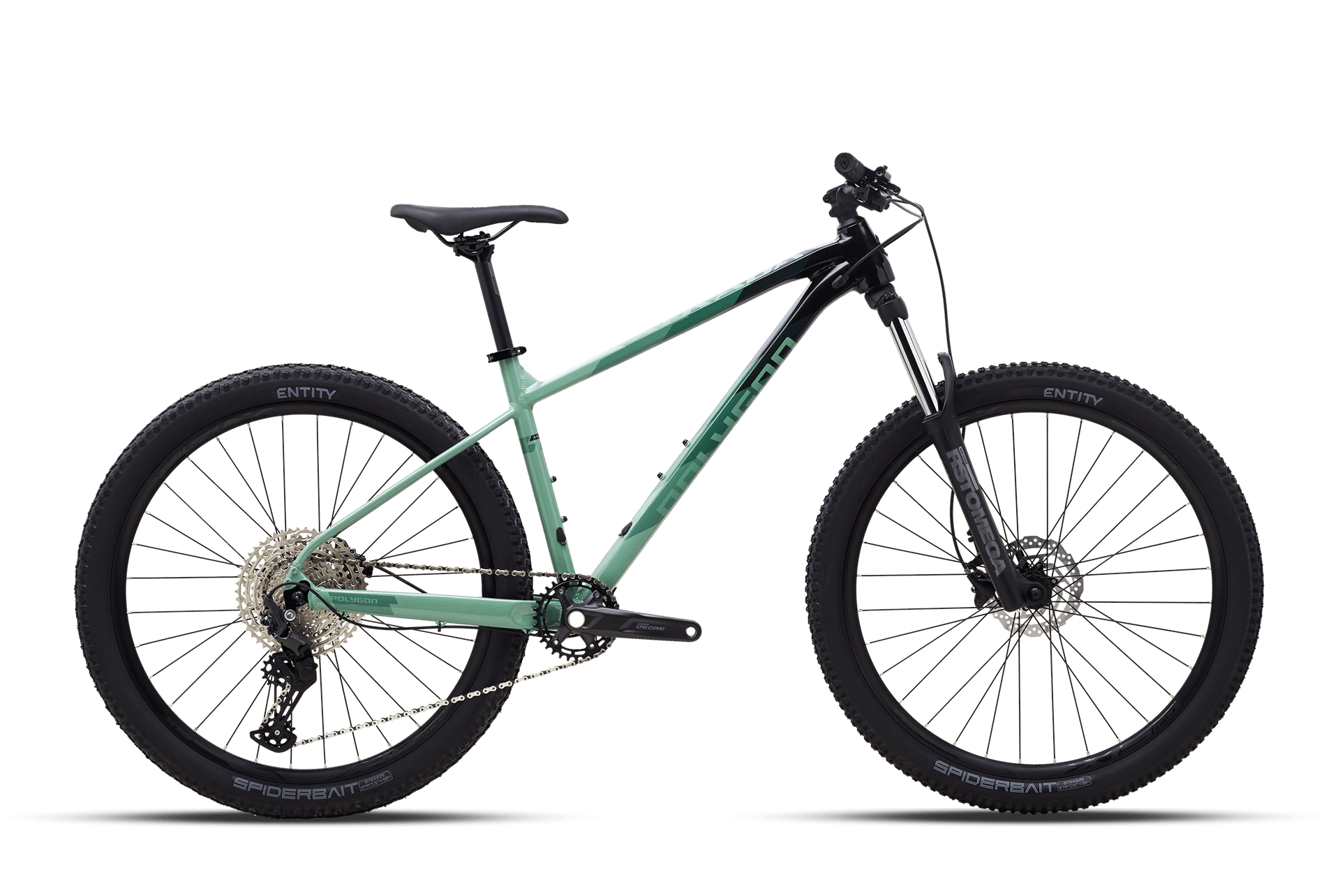 Polygon Bicicleta Xtrada 6 Blk/Grn - Rideshop