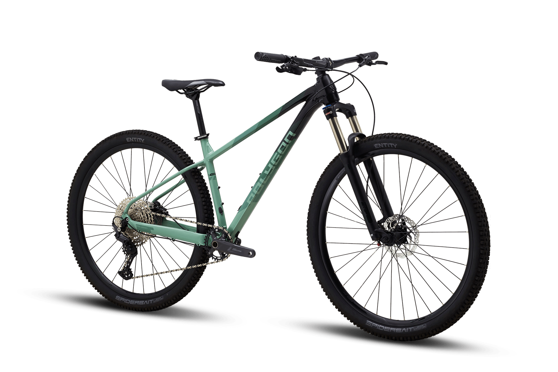 Polygon Bicicleta Xtrada 6 Blk/Grn - Rideshop