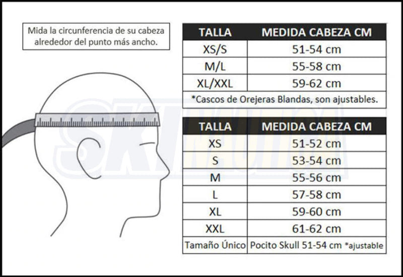 POC Casco Nieve POCito Skull Naranjo - Rideshop