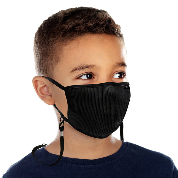 Mascarilla Filtrante Lavable Kids Fu+ Black Xs Naroo Mask - Rideshop