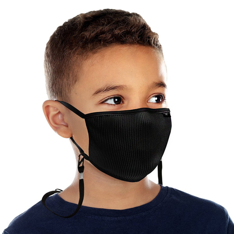 Mascarilla Filtrante Lavable Kids Fu+ Black Xs Naroo Mask