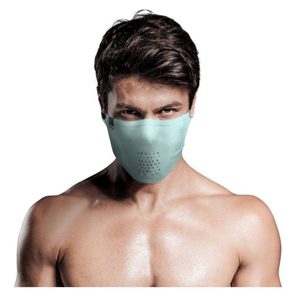 Mascarilla Deportiva Tejido Ultrafino Sin Cuello N1S Mint Naroo Mask - Rideshop