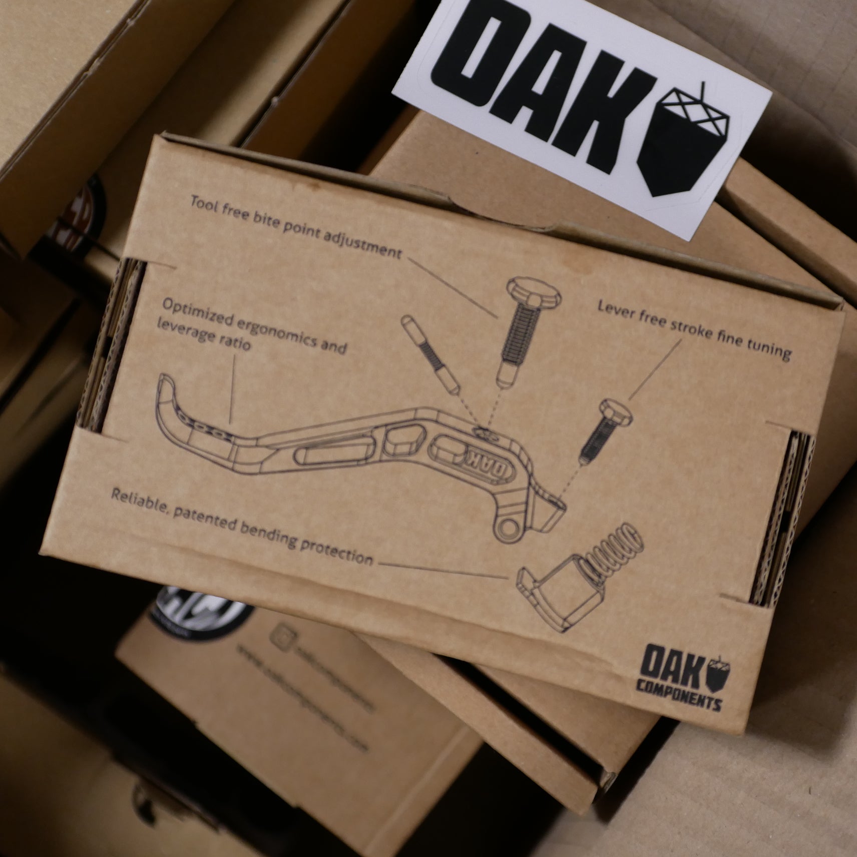 OAK Components Root Lever Pro Set Oak Para Magura - Rideshop