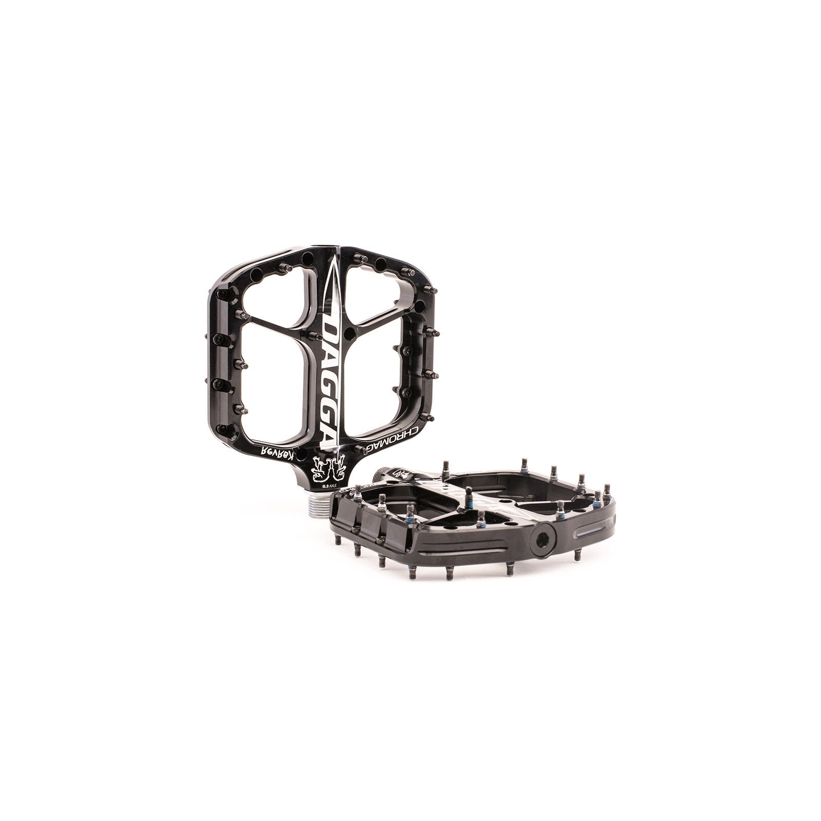 Pedal de Plataforma Dagga Karver Kovariks Negro Chromag - Rideshop