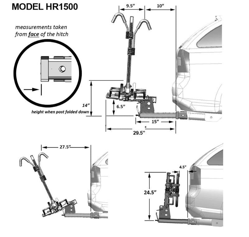 Hollywood - Porta Bicicleta Fat Tire E-bike - Rideshop