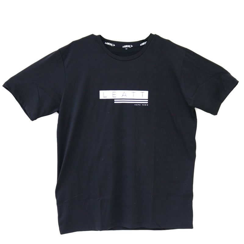 Leatt Polera Logo Negro/Blanco - Rideshop