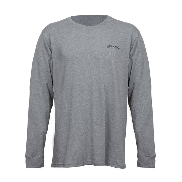 Polera Manga Larga Gris “Jorobada” - Atakama Outdoor - Rideshop