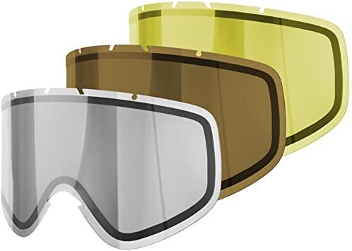 Antiparras de Ski Iris Comp Smokey Yellow & Transp Lens - Rideshop