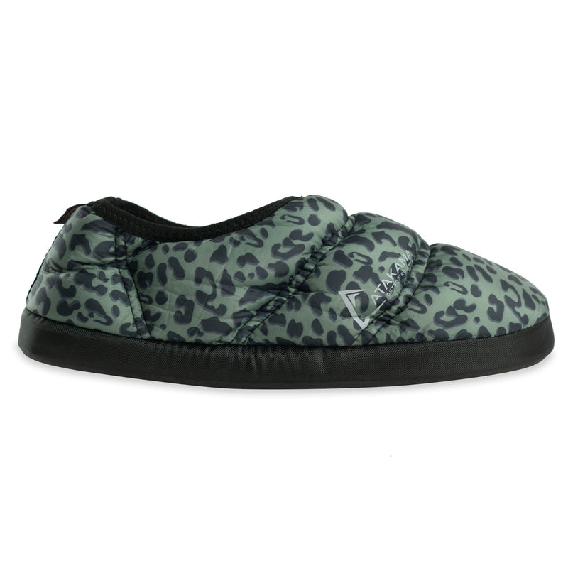 Pantufla Futaleufú Verde Animal Print - Atakama Outdoor - Rideshop