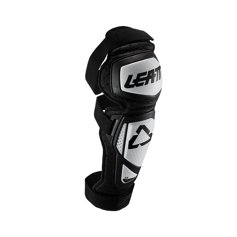 Leatt Rodillera canillera 3.0 EXT Blanco/Negro - Rideshop