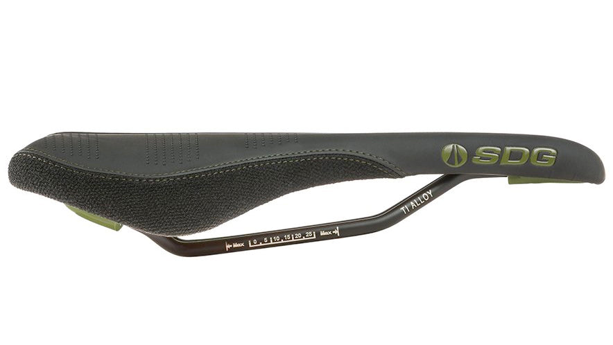 SDG Asiento Bicicleta Radar TI Black / Olive Green Base - Rideshop