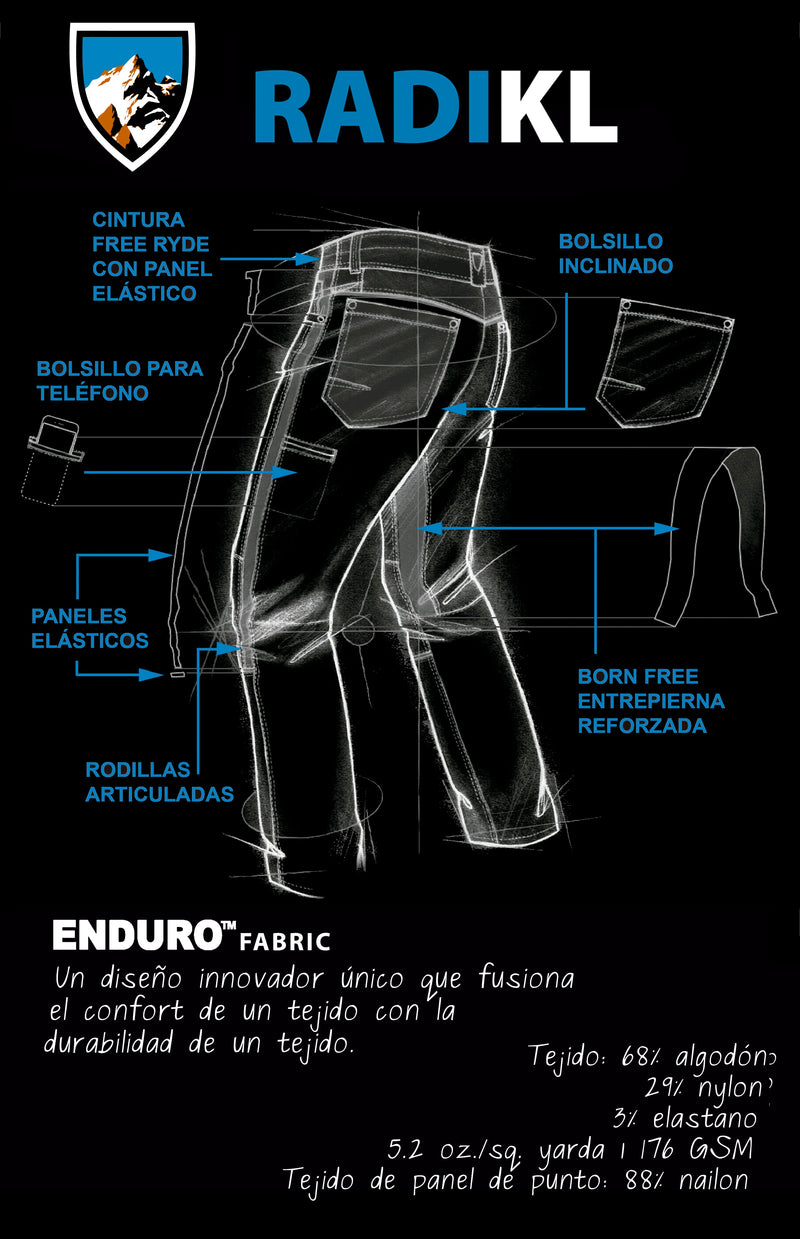 Kuhl Pantalon Hombre Radikl Carbon - Rideshop