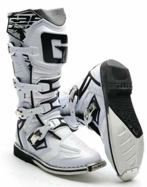 Bota de Moto Mx G-React Goodyear Blanca Gaerne - Rideshop