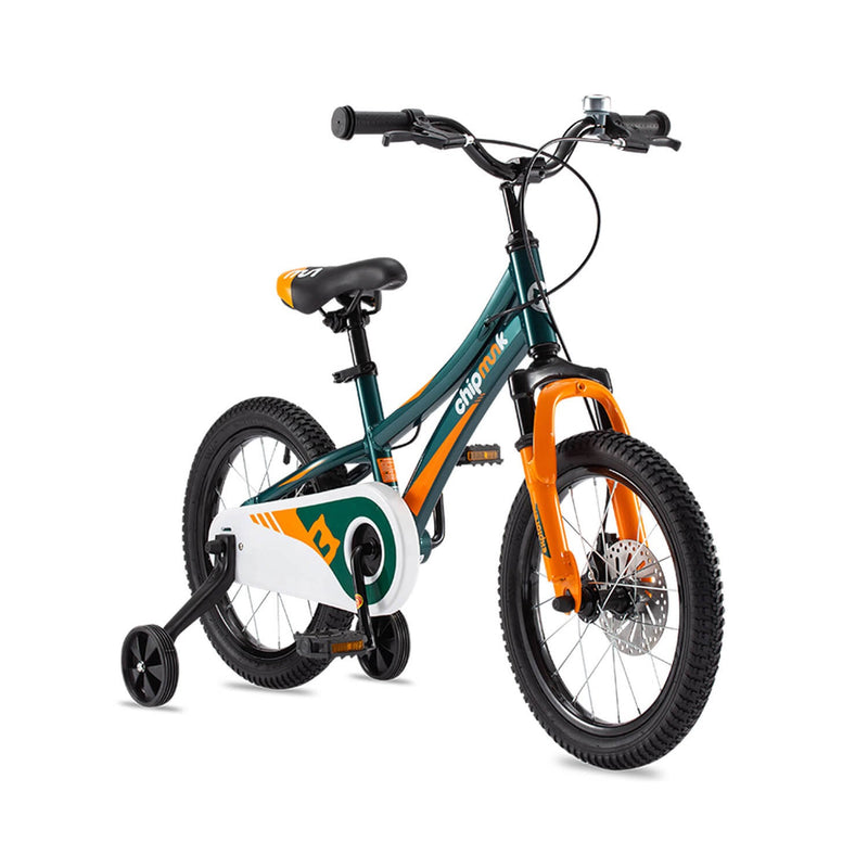 Royal Baby Bicicleta Chipmunk Niño 16 Explorer Disc Verde - Rideshop