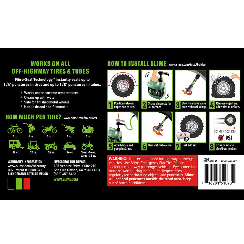 Slime Sellador 2 En1 Camara/Neumatico 1G - Rideshop