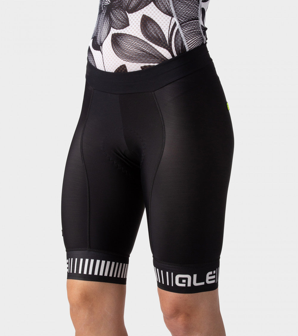 Ale Shorts Pr-R Strada Neg/Bco Mujer - Rideshop