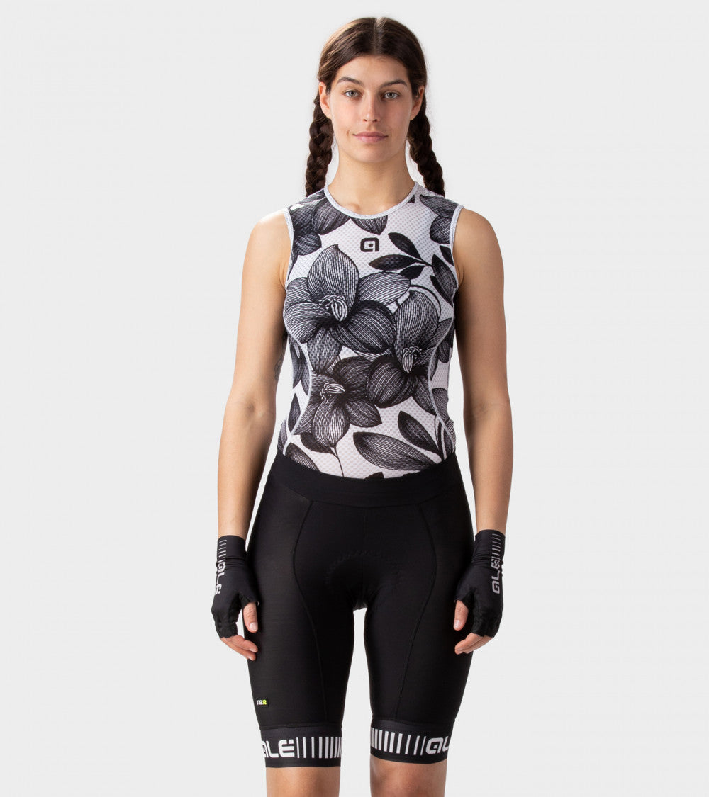 Ale Shorts Pr-R Strada Neg/Bco Mujer - Rideshop