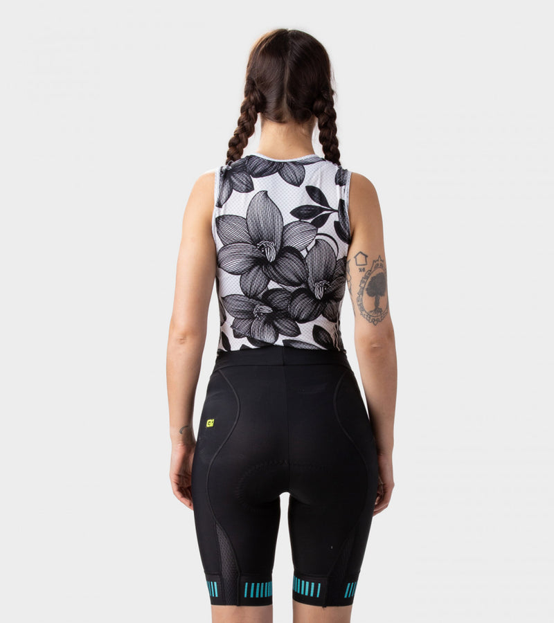Ale Shorts Pr-R Strada Neg/Turquesa Mujer - Rideshop