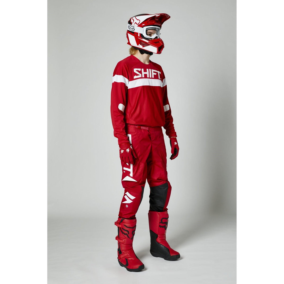 Pantalon Moto Whit3 Label Trac Rojo Shift - Rideshop