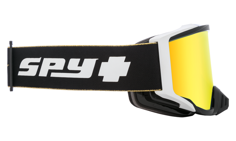 SPY+ Antiparras MX Foundation Plus 25 Anniv Black Gold - HD Bronze with Gold Spectra Mirror - HD Clear-Rideshop