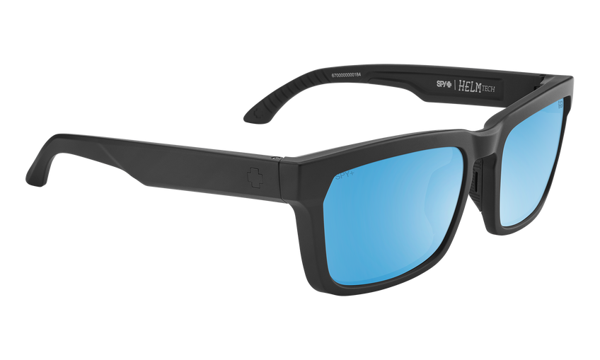 SPY+ Anteojos Helm Tech Matte Black Happy Boost Bronze Polar Ice Blue Spectra Mirror - Rideshop