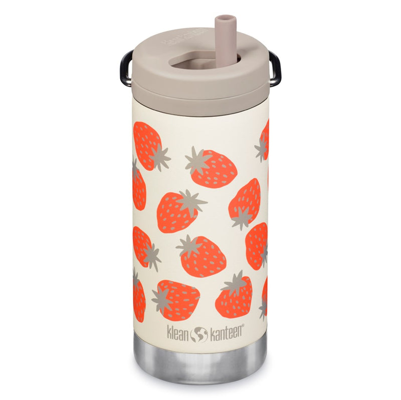 Klean Kanteen Botella Térmica TKWide 355ML con Tapa de Twist Strawberries - Rideshop