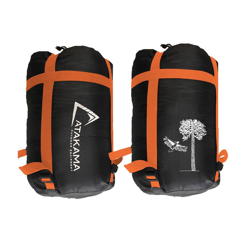 Atakama Saco De Dormir Nevado Gris/Naranjo - Atakama Outdoor - Rideshop