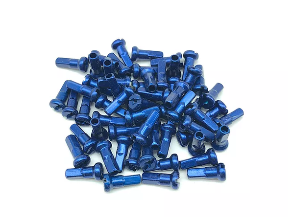 Nipple Pillar Alum 14G X 12Mm Azul Oscuro - Rideshop