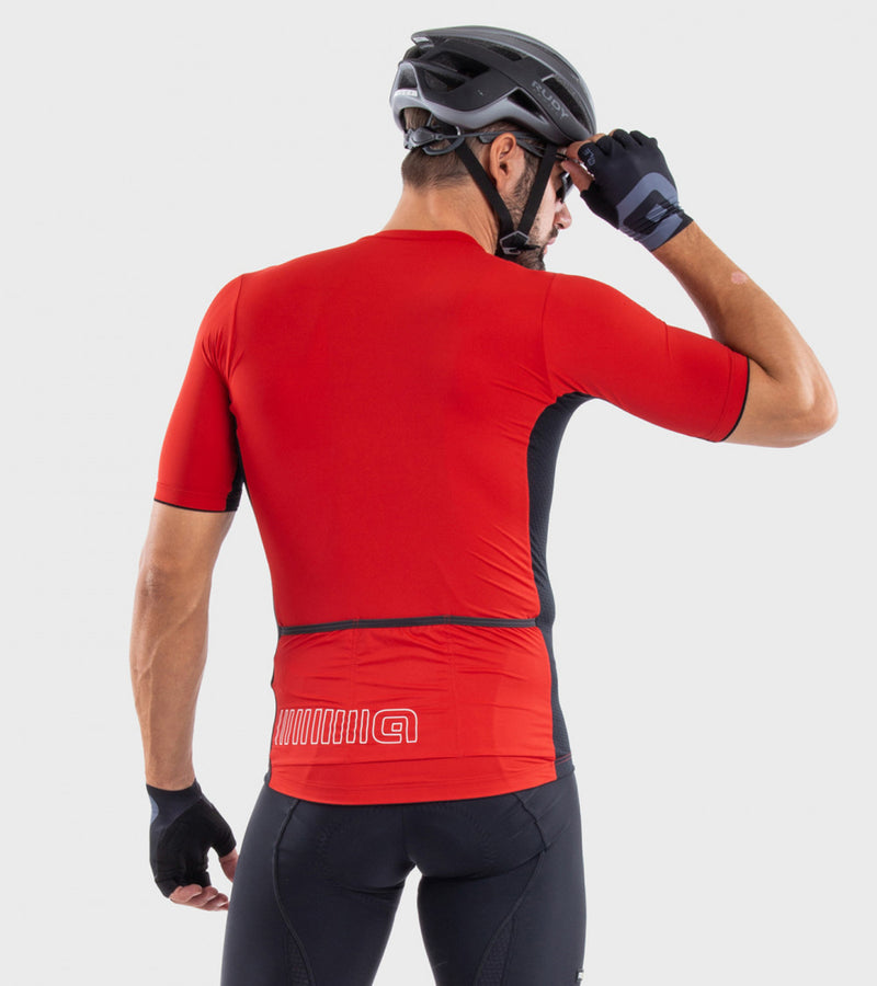 Ale Tricota Solid Color Block Rojo Hombre - Rideshop