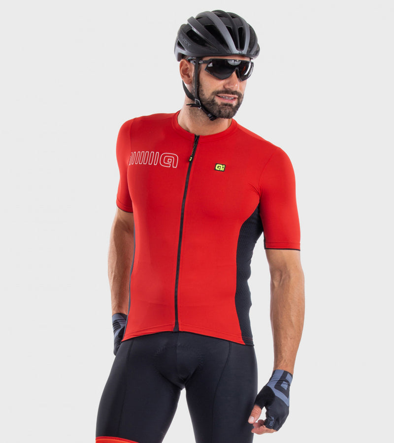 Ale Tricota Solid Color Block Rojo Hombre - Rideshop