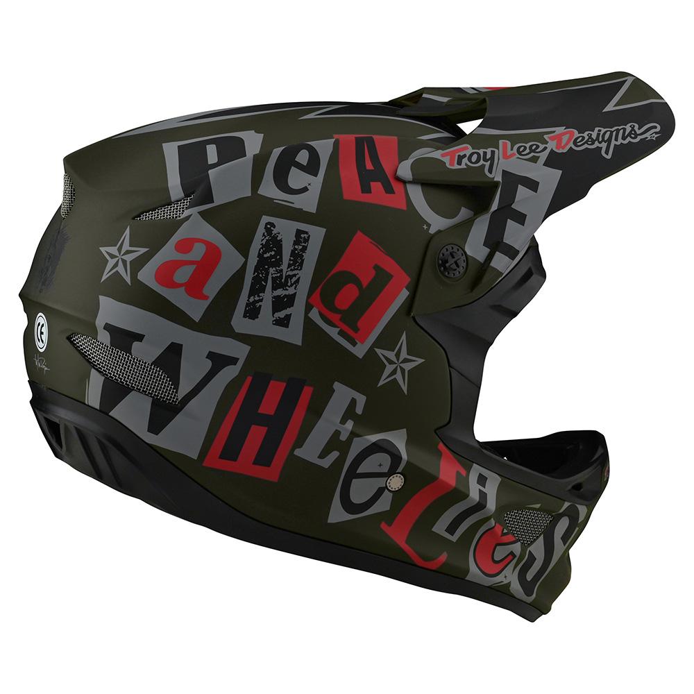 Casco de Bicicleta D3 Fiberlite Anarchy Verde Troy Lee Designs - Rideshop