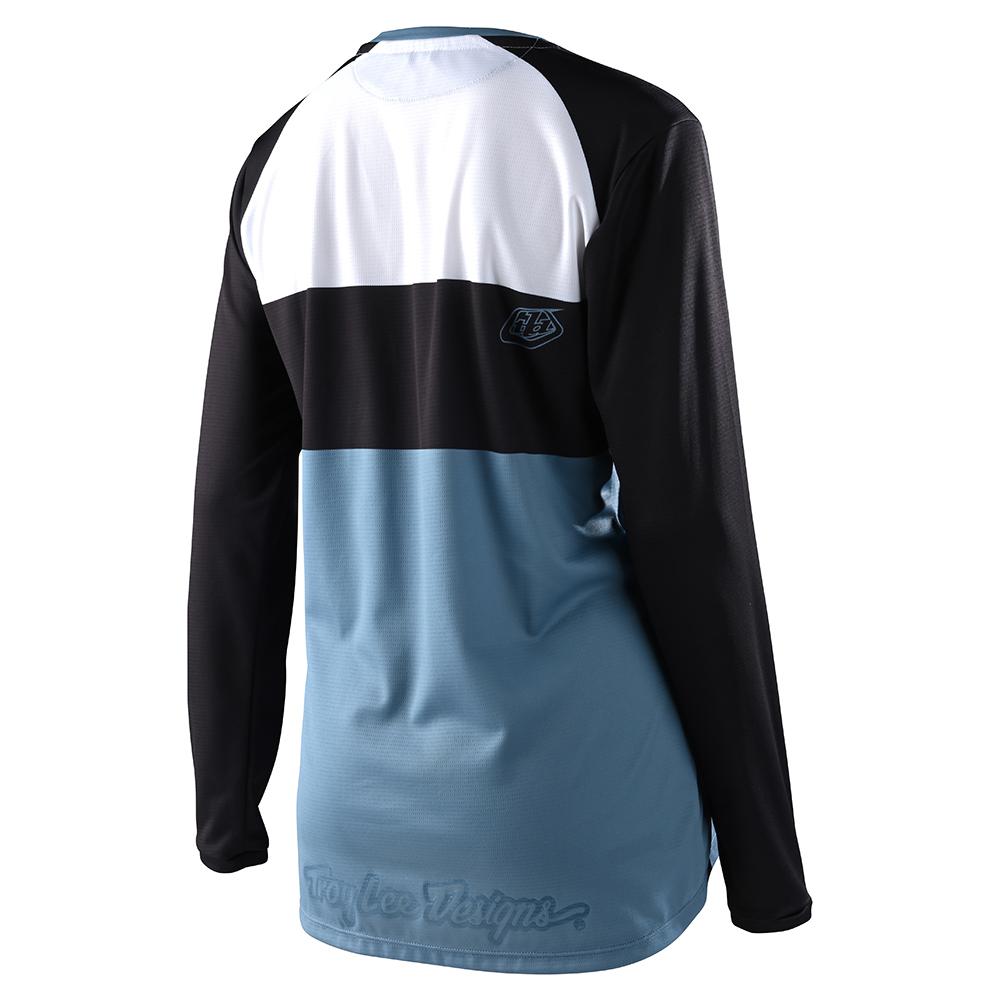 Polera de Moto Mujer GP Icon Smokey Blue Troy Lee Designs - Rideshop