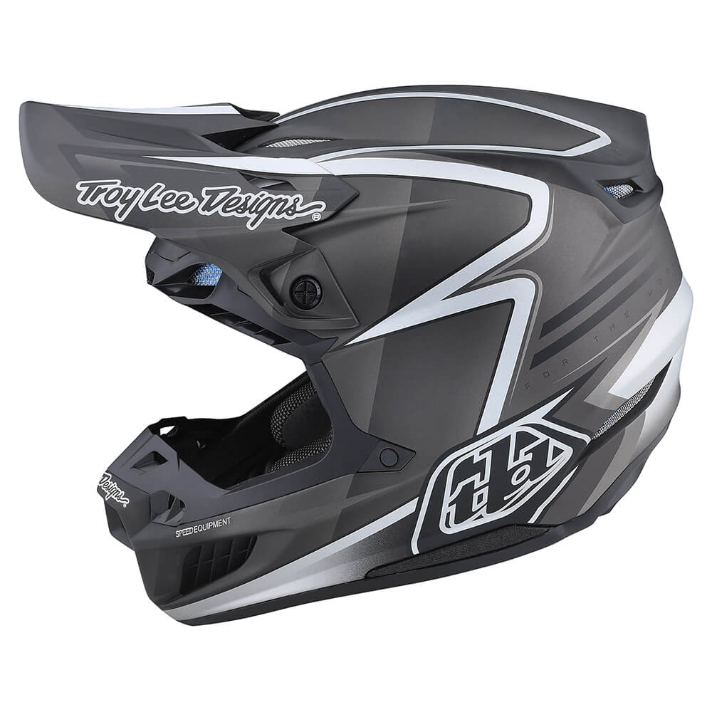 Troy Lee Designs Casco de Moto Se5 Carbon Mips Lines Negro - Rideshop