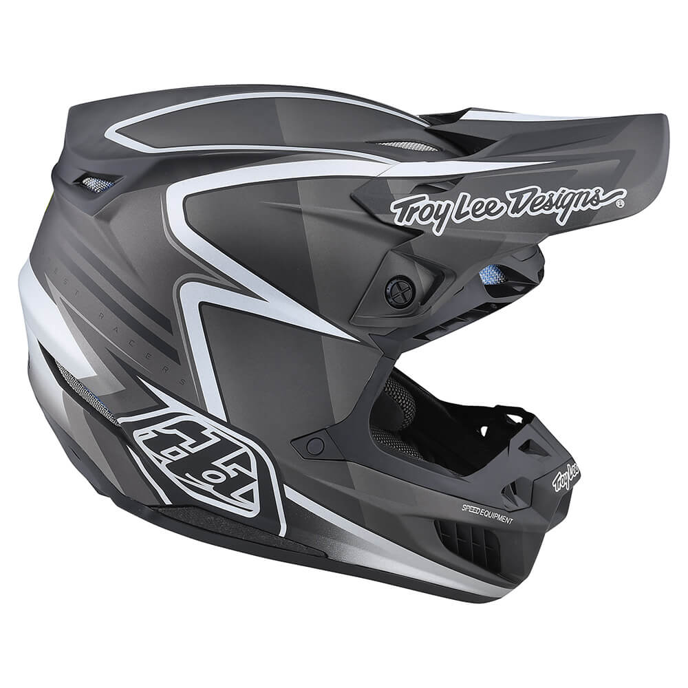 Troy Lee Designs Casco de Moto Se5 Carbon Mips Lines Negro - Rideshop