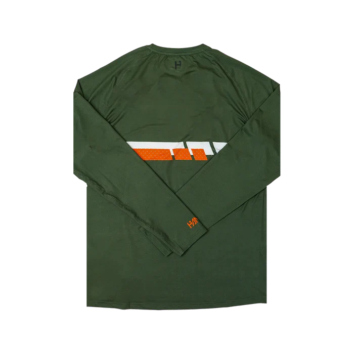 Tricota Long Sleeve PRO RACE OLIVE/ORANGE - Rideshop