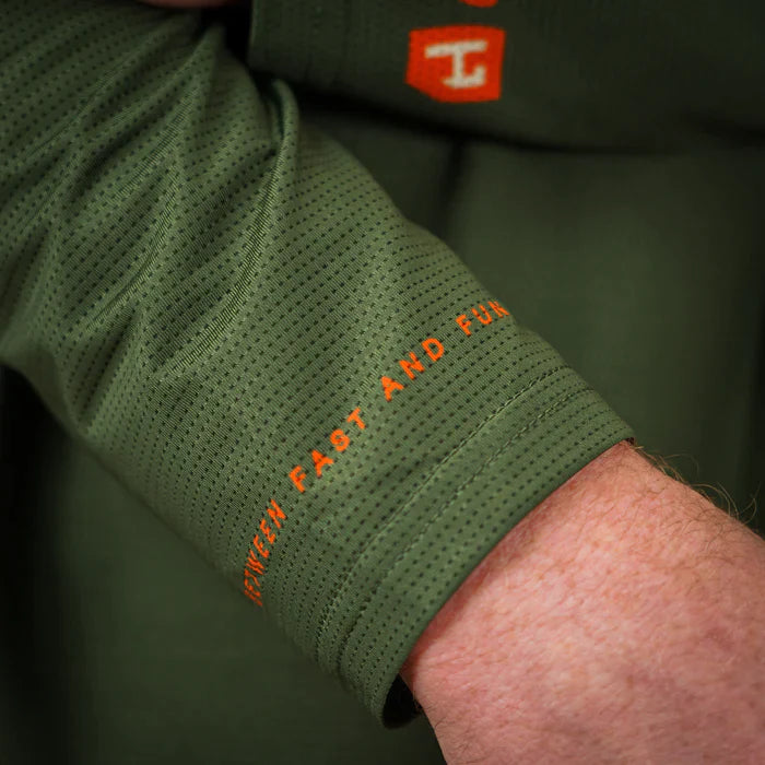 Tricota Long Sleeve PRO RACE OLIVE/ORANGE - Rideshop