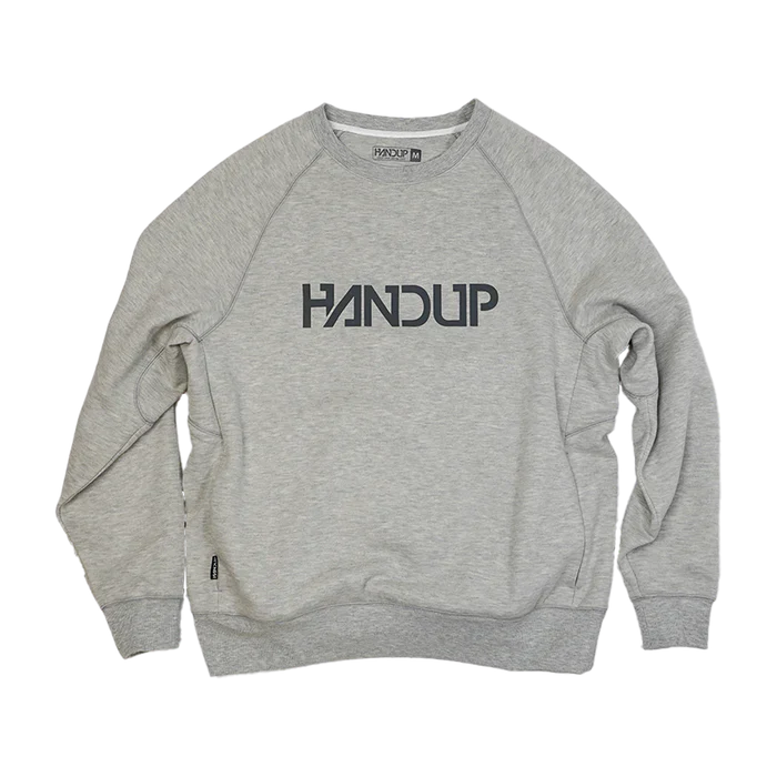 Polerón Handup CREWNECK BONE GREY - Rideshop