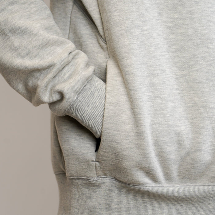 Polerón Handup CREWNECK BONE GREY - Rideshop
