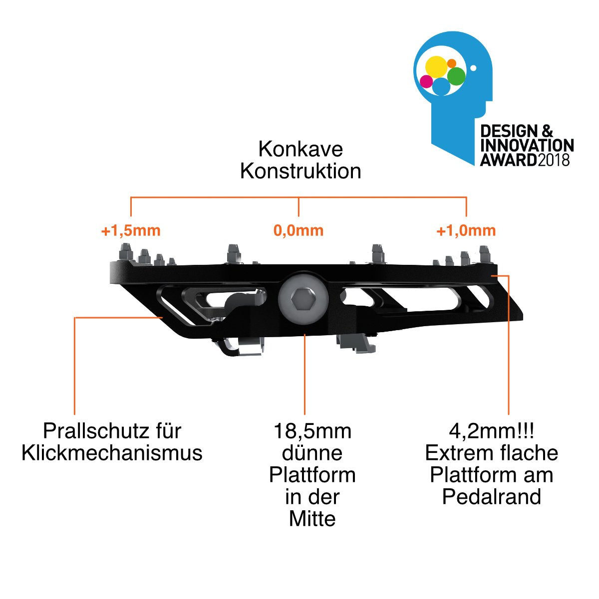 Pedal de Plataforma y Fijación Two-Face Tatze - Rideshop