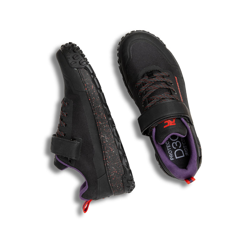 Ride Concepts Zapatillas Tallac Clip Black/Red-Rideshop