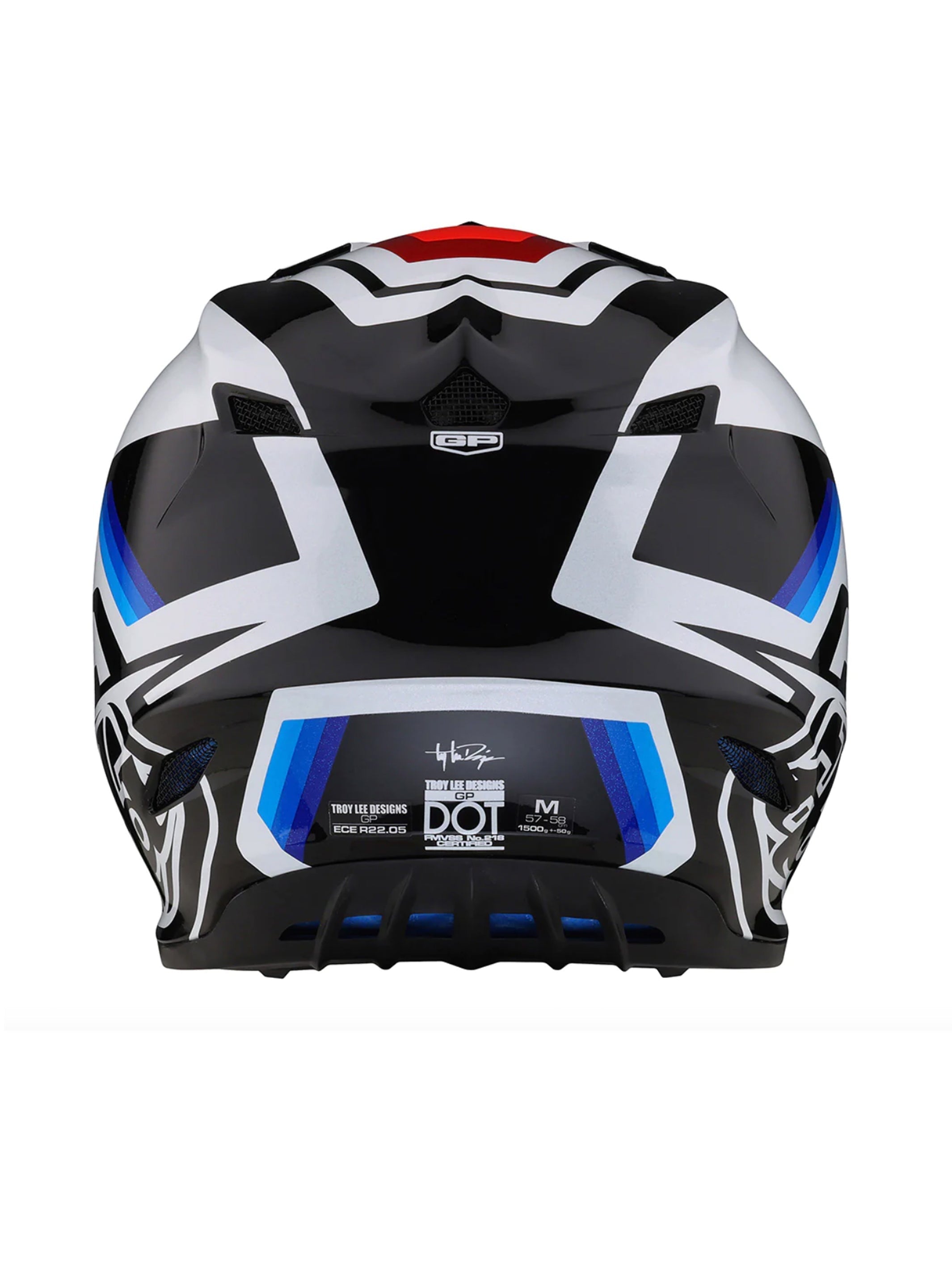 Troy Lee Designs Casco de Moto Gp Apex Blanco / Azul - Rideshop