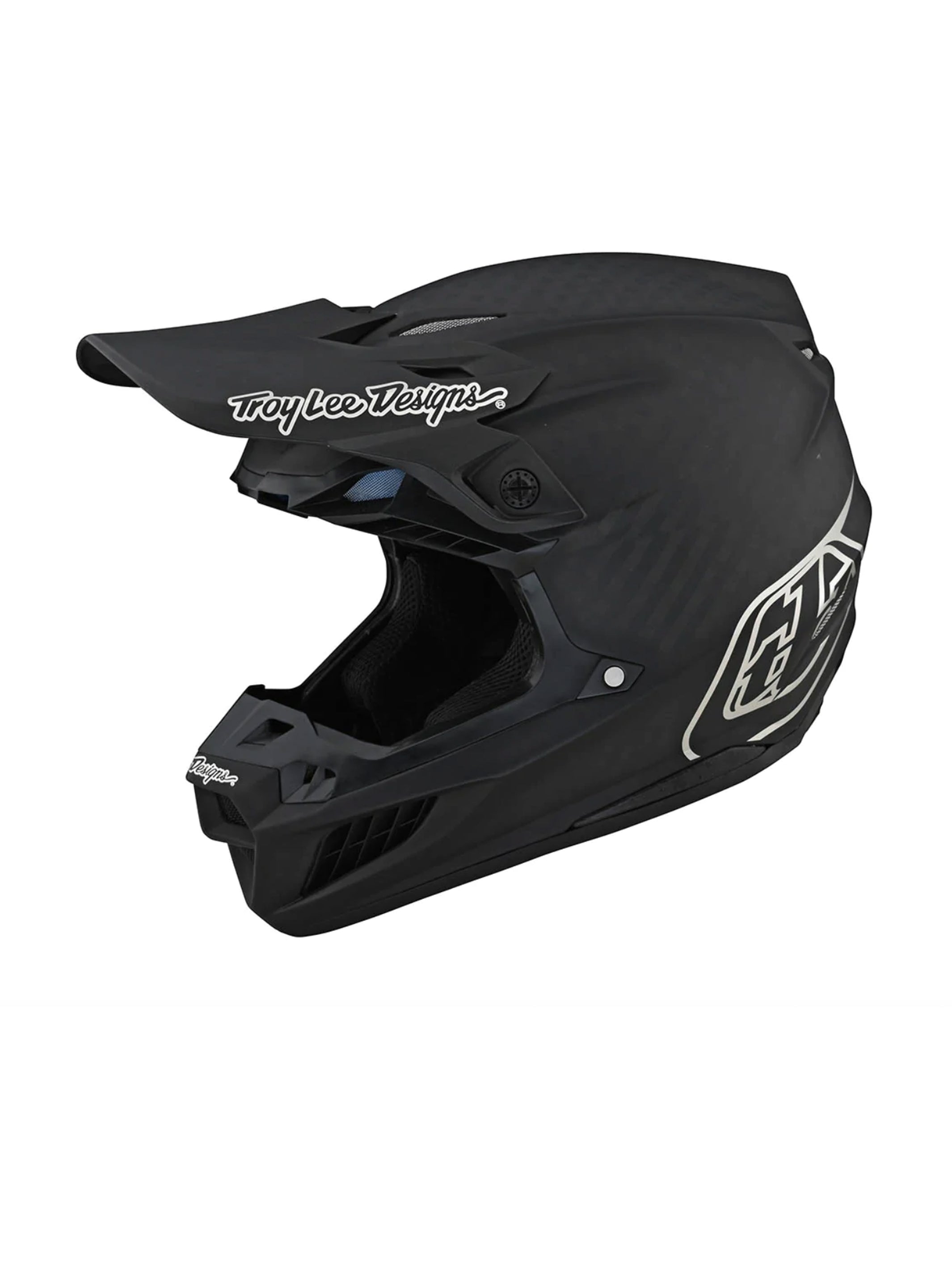 Troy Lee Designs Casco de Moto SE5 Carbon Mips Stealth Negro / Cromado - Rideshop