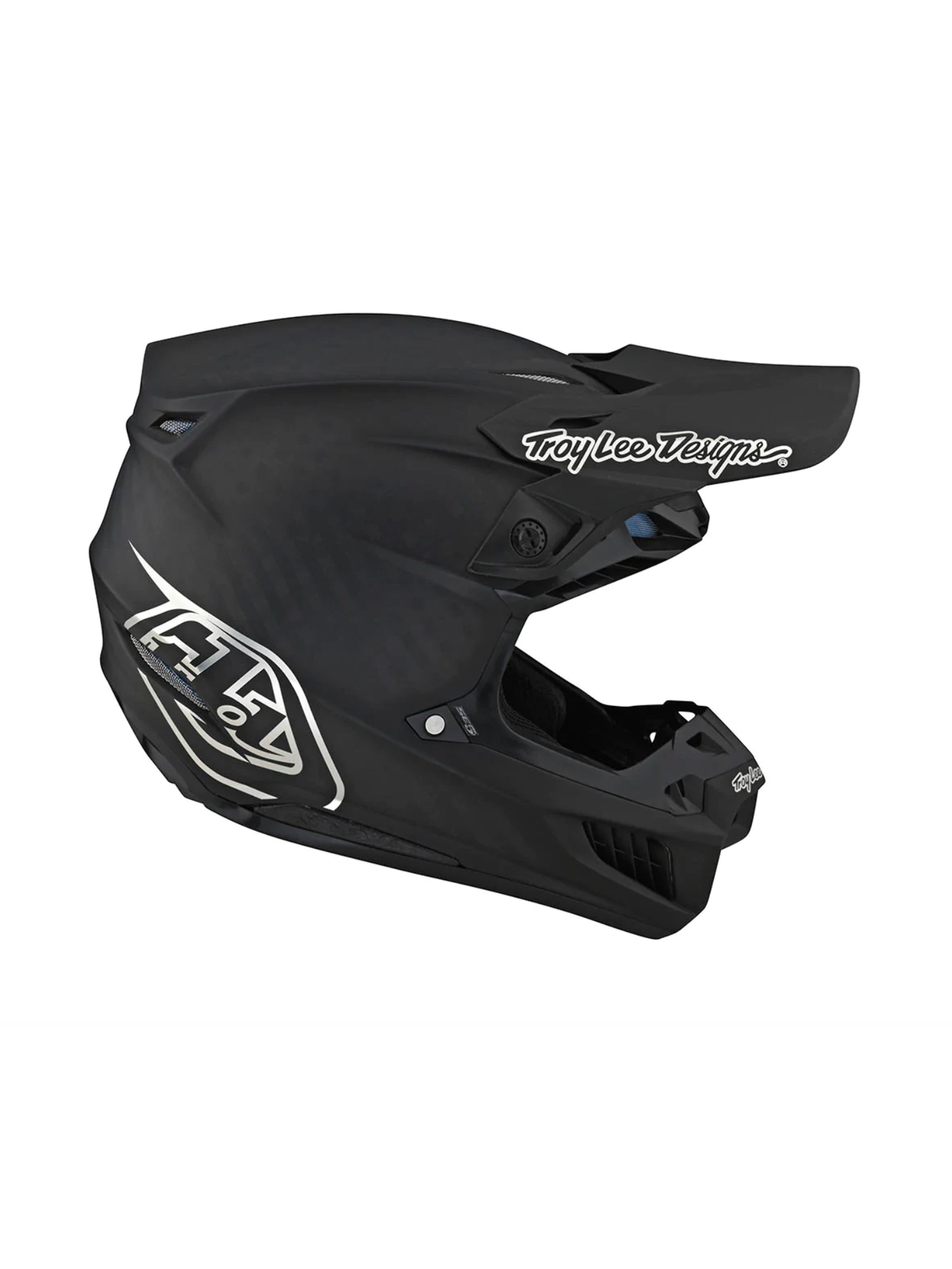 Troy Lee Designs Casco de Moto SE5 Carbon Mips Stealth Negro / Cromado - Rideshop
