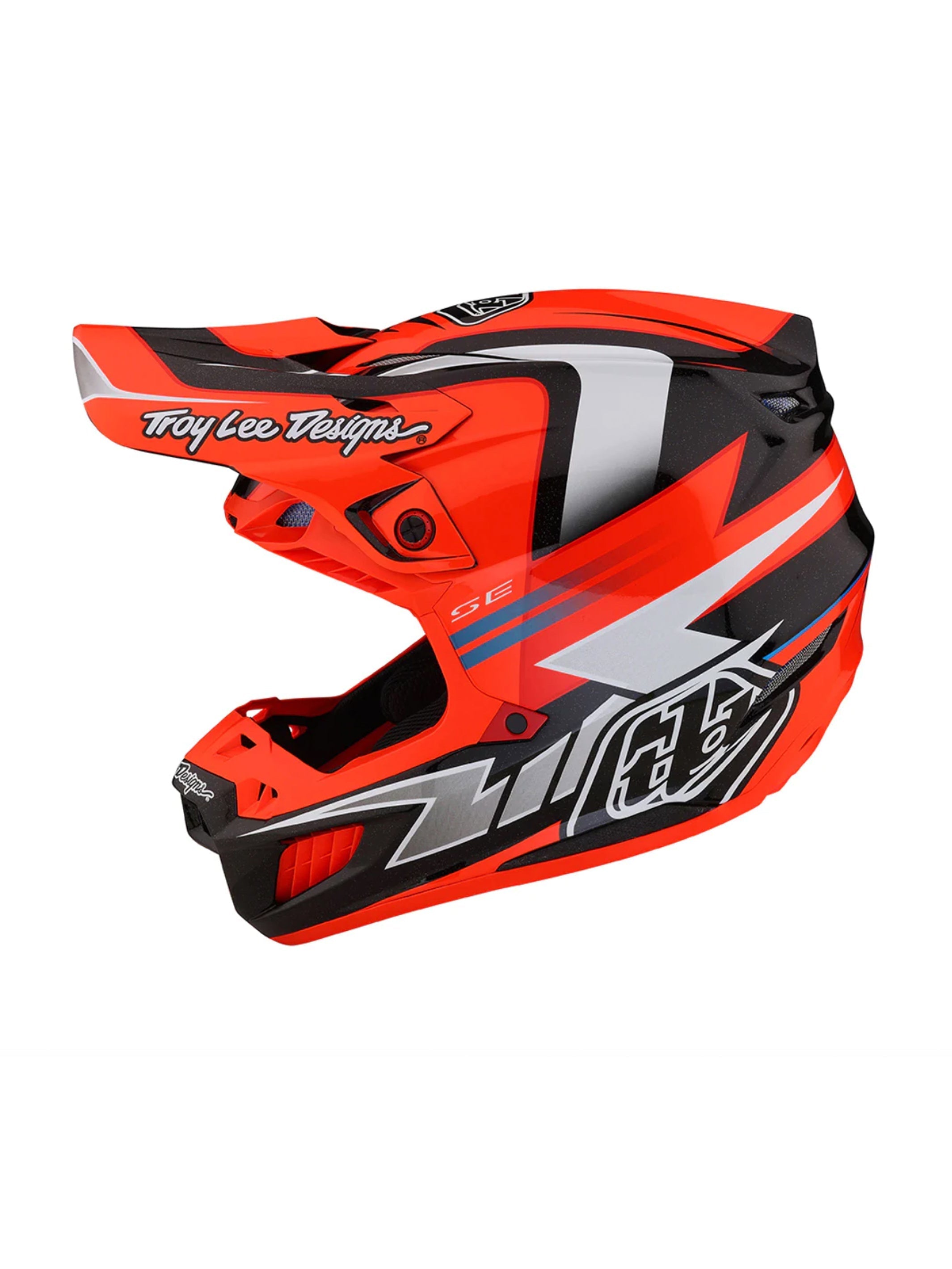 Troy Lee Designs Casco de Moto SE5 Composite Saber Neon Rojo - Rideshop