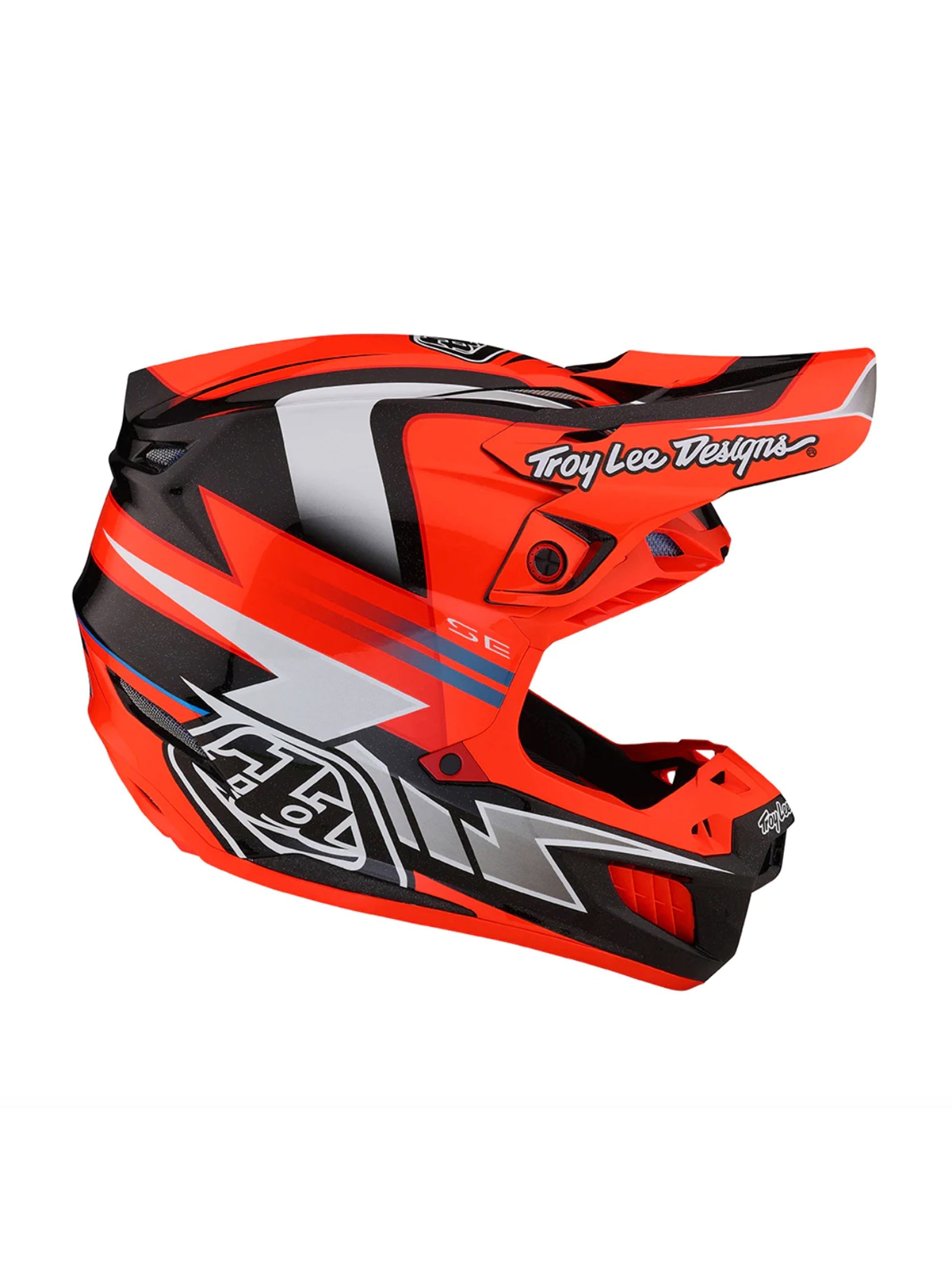 Troy Lee Designs Casco de Moto SE5 Composite Saber Neon Rojo - Rideshop
