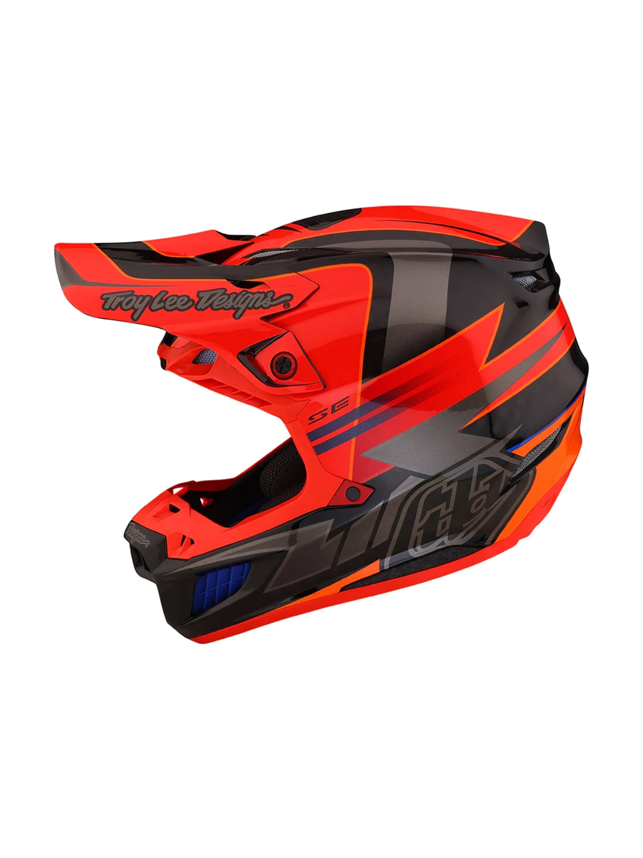 Troy Lee Designs Casco de Moto Se5 Carbon Mips Saber Rocket Rojo - Rideshop