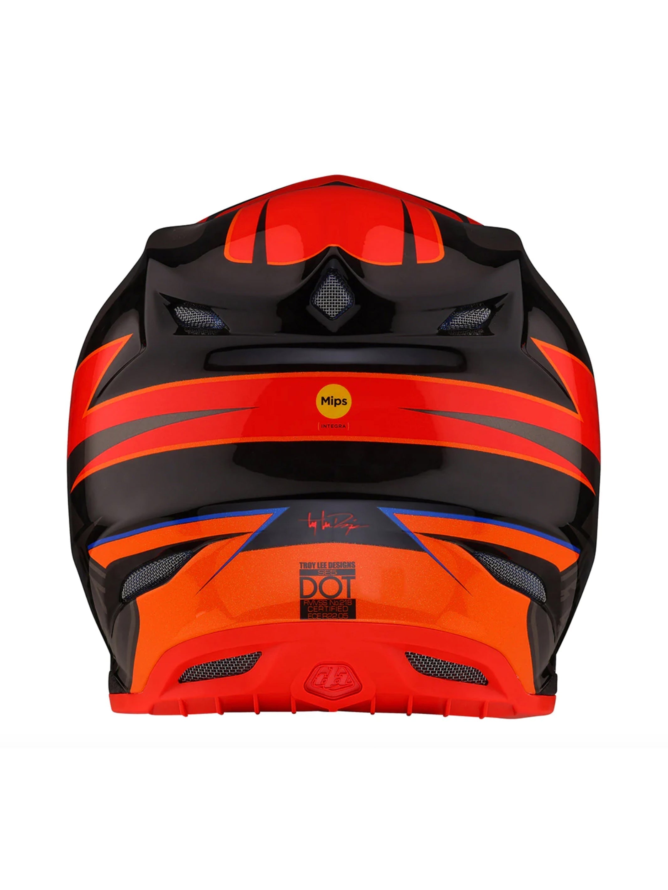 Troy Lee Designs Casco de Moto Se5 Carbon Mips Saber Rocket Rojo - Rideshop